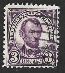 Stamps United States -  555 - Abraham Lincoln