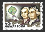 Stamps Hungary -  C385 - Historia del Dirigible