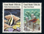 Stamps United States -  Arrecifes de coral