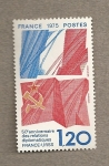 Stamps France -  50 Aniv. relaciones diplomáticas Francia-URSS