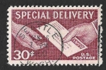 Stamps United States -  E21 - Carta Entregada en Mano