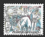 Stamps : Europe : Czechoslovakia :  2065 - XXX Años de la Academia de Arte Dramático de Praga