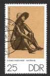 Stamps Germany -  1737 - Museo de Artes Plásticas de Berlín. Bronces DDR