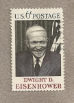Stamps United States -  D. Eisenhower, 34 presidente de USA