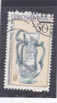 Stamps Czechoslovakia -  Centenario del Museo de Artes y Oficios de Praga - Cristalería