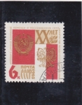 Stamps : Europe : Russia :  escudo