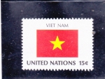 Stamps : America : ONU :  bandera de VIETNAM