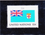 Stamps : America : ONU :  bandera de FIJI