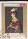 Stamps Asia - Yemen -  PINTURA-REMBRANDT -SASKIA