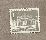 Stamps Germany -  Puerta Brandeburgo Berlín