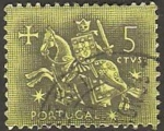 Stamps Portugal -  caballero medieval