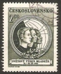 Stamps Czechoslovakia -  svetovy tyden mladeze