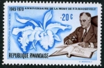 Stamps Rwanda -  Aniv. Muerte de Roosevelt