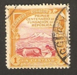 Stamps Ecuador -  centº de la fundacion de la republica
