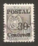 Stamps Ecuador -  servicio consular, impreso postal 30c.