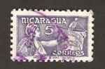 Stamps Nicaragua -  asistencia social