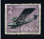 Stamps Spain -  Edifil  1402 L Aniver. de la Aviación Española