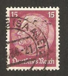 Stamps Germany -  mariscal hindenburg