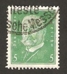 Stamps Germany -  paul von hindenburg, presidente