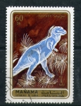 Stamps United Arab Emirates -  Allosaurus