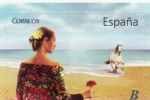 Stamps : Europe : Spain :  TURISMO- MUJER CON MANTON DE MANILA