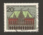 Stamps Germany -  295 B - Edificio de Bremen