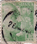 Stamps Spain -  Efigie del gral.Franco