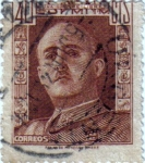 Stamps Spain -  Efigie del gral.Franco