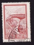 Stamps Argentina -  mendoza puente del inca