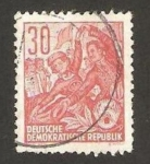 Stamps Germany -  157 - teatro de amaters