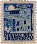 Stamps Spain -  Barcelona. Casa Padellás 1943