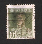 Stamps Argentina -  general san martin