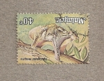 Stamps Malaysia -  Cynocephalus variegatus