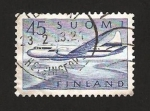 Stamps Finland -  Avión