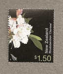 Stamps New Zealand -  Flor de jardín