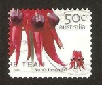 Stamps Australia -  flora, sturt's desert pea