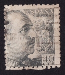 Stamps Spain -  Francisco Franco