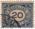 Stamps Netherlands -  Cifras. Nederland