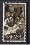 Stamps Spain -  Edifil  1630  Navidad 1964  
