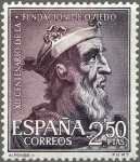 Stamps Spain -  ESPAÑA 1961 1397 Sello ** XII Cent. Fundación Oviedo Alfonso II Yv1070