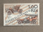 Stamps Czechoslovakia -  Coches de época