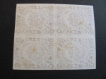 Stamps America - Colombia -  Bloque de cuatro, 10 centavos. 1868