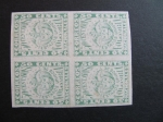 Stamps America - Colombia -  Bloque de cuatro, 50 centavos. 1868