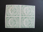 Stamps America - Colombia -  Bloque de cuatro, 50 centavos. 1868