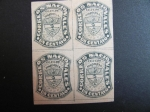Stamps Colombia -  Bloque de cuatro, 1c. 1870