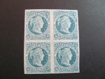 Stamps Colombia -  Bloque de cuatro, 20c. 1876