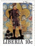 Stamps Liberia -  Norman Rockwell, ilustrador, fotógrafo y pintor.