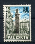Stamps Spain -  Plan sur de Valencia