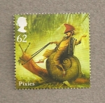 Stamps United Kingdom -  Criaturas míticas
