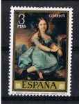 Stamps Spain -  Edifil  2148   Pintores   Vicente López Portaña  Día del Sello. Marco dorado  